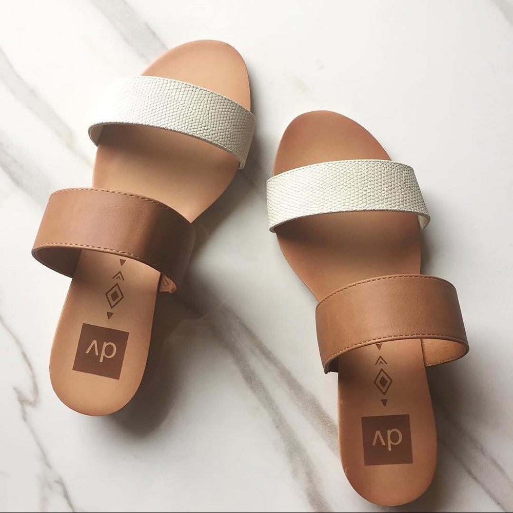 NWOT DV Target Bailey Cork Wedge Slide Sandals